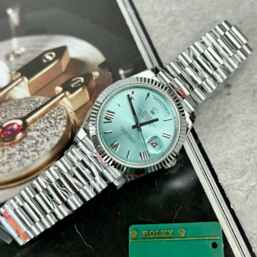 Rolex Day-Date m228236 40mm Presidential Super Clone with Fluted Bezel